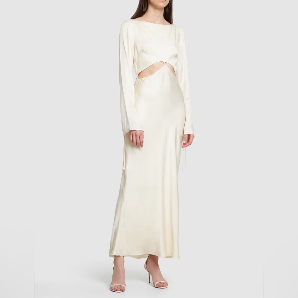 Bec & Bridge off-white Diamond days maxi dress ivory